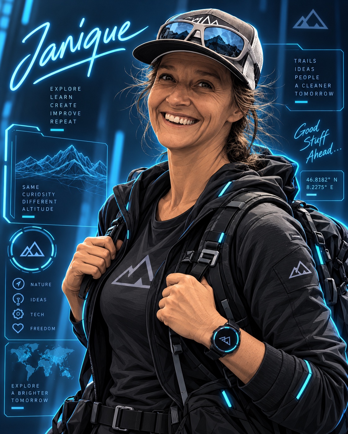 Janique, co-pilote de la mission